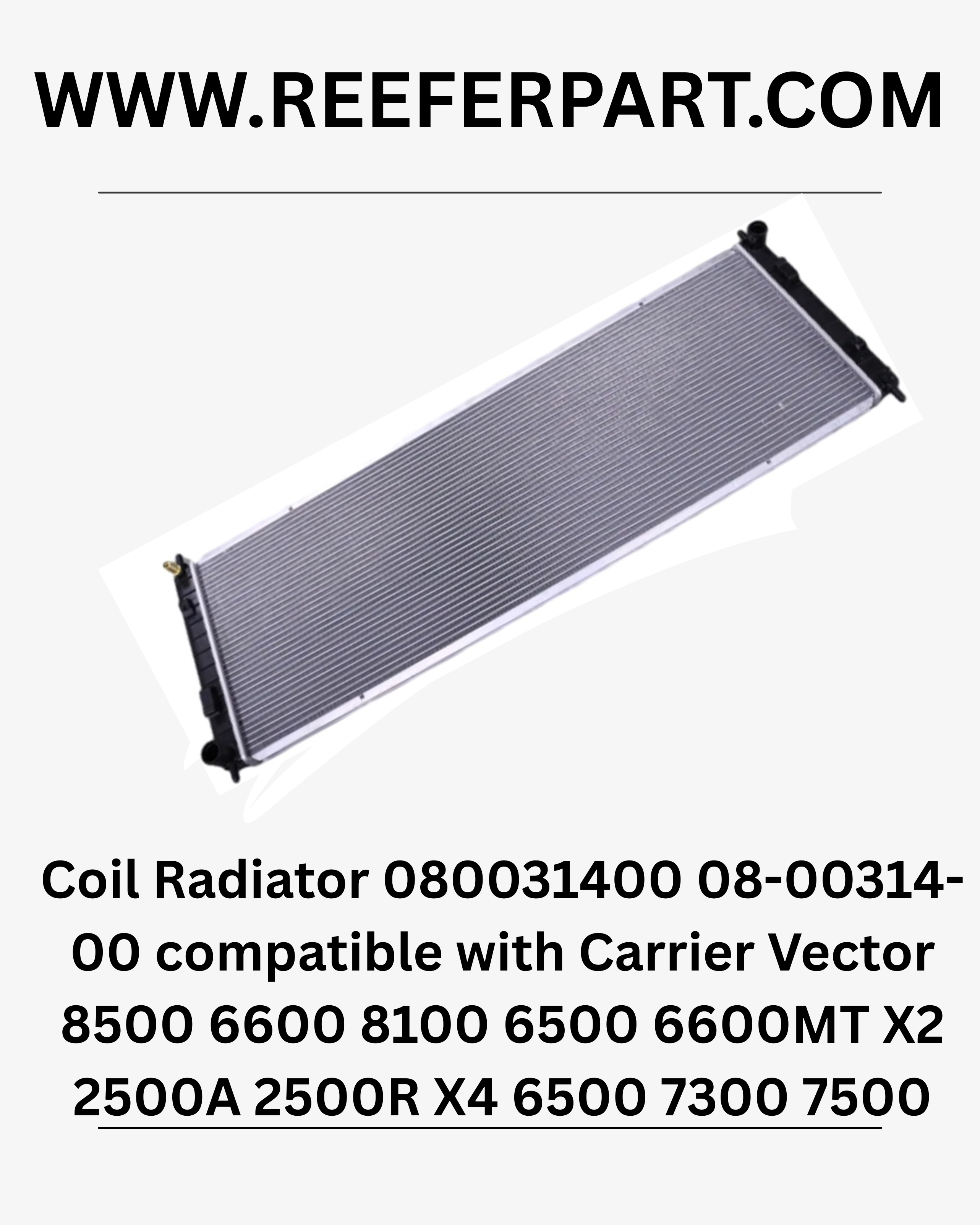 Carrier Coil Radiator | High-Quality Refrigeration Parts - Reefer Parts ...