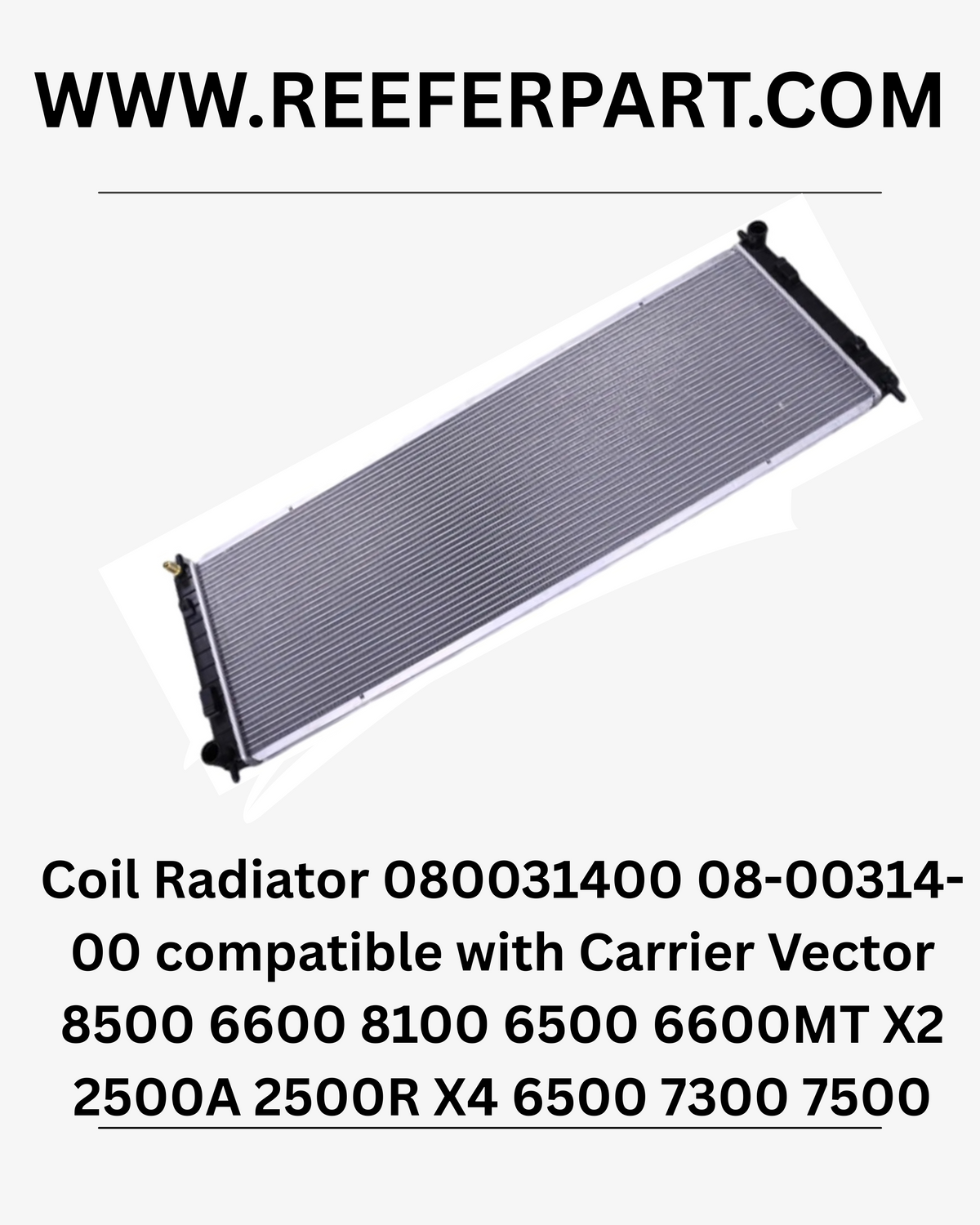 Carrier Coil Radiator | High-Quality Refrigeration Parts - Reefer Parts ...